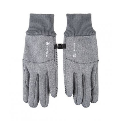 Dotykové rukavice pre mobilný telefón Tactical šedé S - M