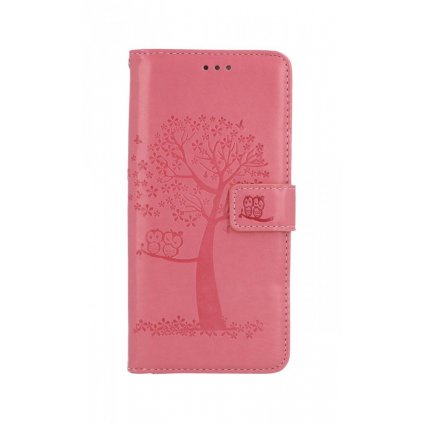 Flipové puzdro na Realme 8 5G Ružový strom sovičky