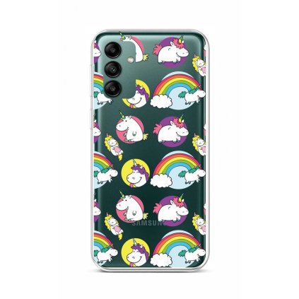 Zadný kryt na Samsung A04s Chunky Unicorns