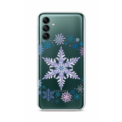 Zadný kryt na Samsung A04s Snowflake