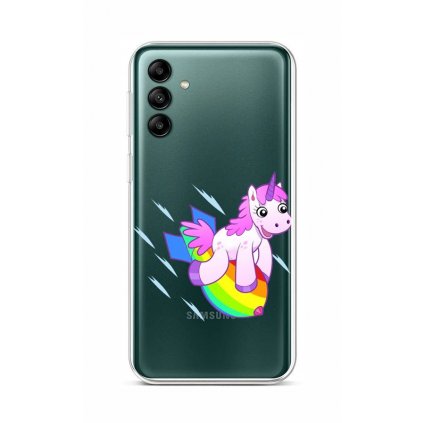 Zadný kryt na Samsung A04s Flying Unicorn
