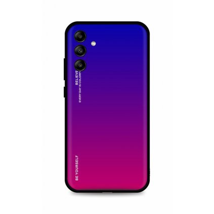 Zadný pevný kryt LUXURY na Samsung A04s dúhový fialový