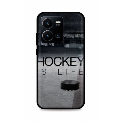 Zadný kryt DARK pre Vivo Y35 Hockey Is Life