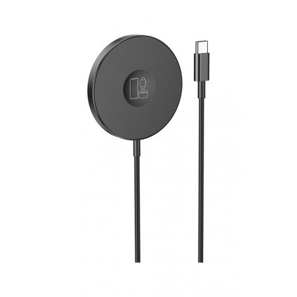 Bezdrôtová rýchlonabíjačka Borofone BQ18 MagSafe 15W čierna