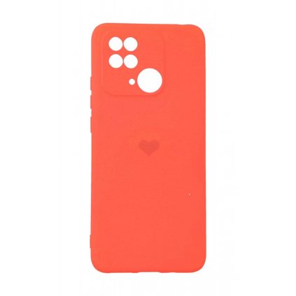 Zadný kryt Vennus HEART na Xiaomi Redmi 10C oranžový