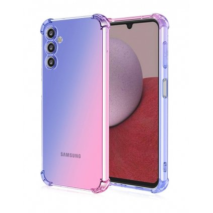 Zadný kryt na Samsung A14 5G Shock dúhový modro-ružový
