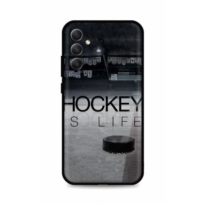 Zadný kryt DARK pre Samsung A54 5G Hockey Is Life