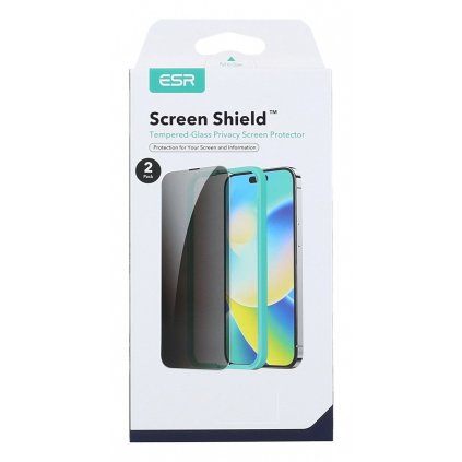 Flexibilné sklo ESR na iPhone 13 Pro Double Pack tmavé