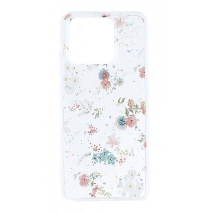 Zadný kryt Glitter na Xiaomi Redmi 10C Jemné kvety