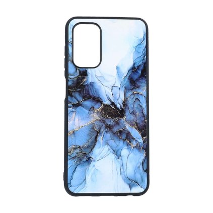 Zadný pevný kryt Marble na Samsung A13 Smoky Blue