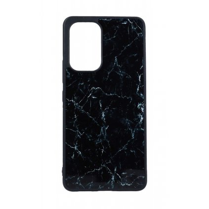 Zadný pevný kryt Marble na Samsung A33 5G Smoky Black