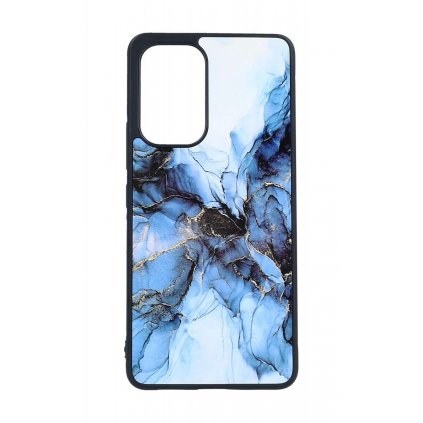 Zadný pevný kryt Marble na Samsung A33 5G Smoky Blue