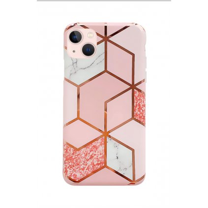 Zadný kryt na iPhone 13 Marble Pink