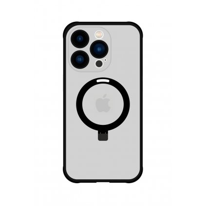 Zadný kryt Magical Stand na iPhone 14 Pro s MagSafe tmavý