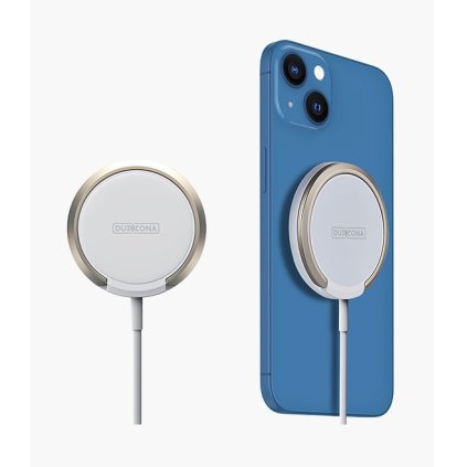 Bezdrôtová rýchlonabíjačka Dux Ducis Duzzona W1 Magsafe biela