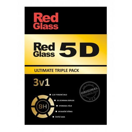 Set ochrany displeja RedGlass na Xiaomi Redmi 9 Triple Pack