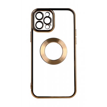 Zadný kryt na iPhone 12 Pro Beauty Clear zlatý