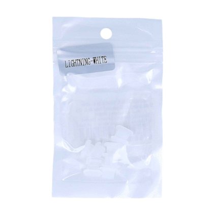 Záslepka do konektora TopQ Lightning biela 10ks