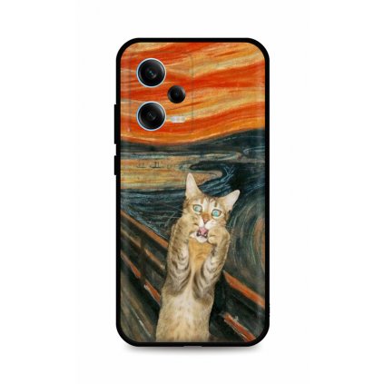 Zadný kryt DARK na Xiaomi Redmi Note 12 Pro 5G Scačervený Cat