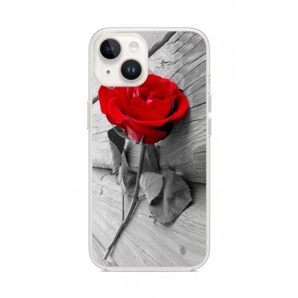 Zadný kryt na iPhone 14 Červená ruža