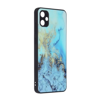 Zadný pevný kryt Glaze na Samsung A05 Blue Ocean