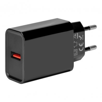 Adapter Obal:Me USB-A 18W čierny