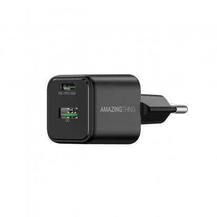 Adaptér Amazing Thing Explorer Pro EUEP33W PD 33W 3A Dual black