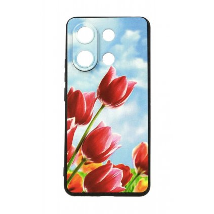 Zadný kryt DARK na Xiaomi Redmi Note 13 Tulips