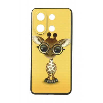 Zadný kryt DARK na Xiaomi Redmi Note 13 Cute Giraffe