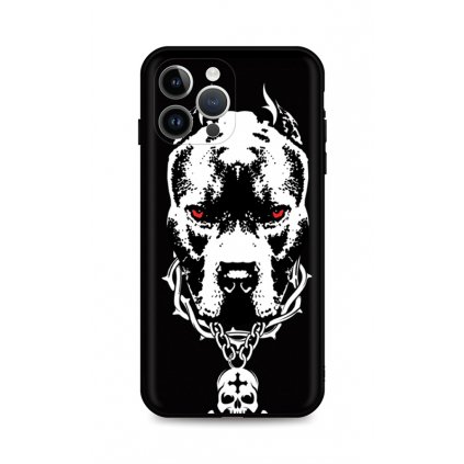 Zadný kryt DARK pre iPhone 14 Pro Fighting Dog