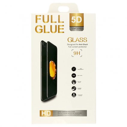 Tvrdené sklo Full Glue 5D pre IPHONE 15 PLUS BLACK
