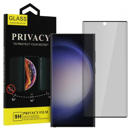 Tvrdené sklo Privacy Glass pre SAMSUNG GALAXY S22 ULTRA BLACK