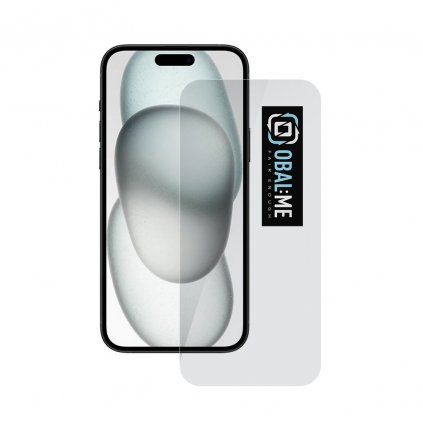 OBAL:ME 2,5D tvrdené sklo pre Apple iPhone 15 Clear