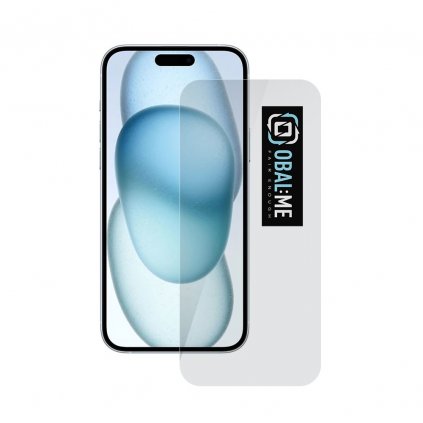 OBAL:ME 2,5D tvrdené sklo pre Apple iPhone 15 Plus Clear