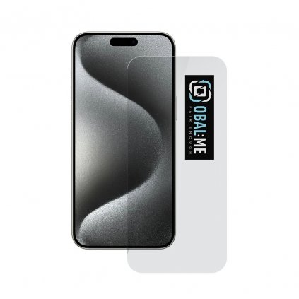 OBAL:ME 2,5D tvrdené sklo pre Apple iPhone 15 Pro Max Clear