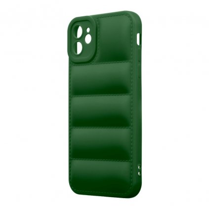 Kryt OBAL:ME Puffy pre Apple iPhone 11 Dark Green