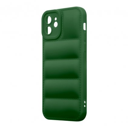 Kryt OBAL:ME Puffy pre Apple iPhone 12 Dark Green