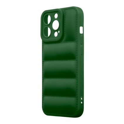 Kryt OBAL:ME Puffy pre Apple iPhone 13 Pro Dark Green