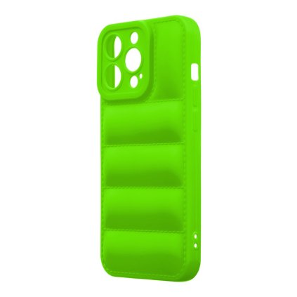 Kryt OBAL:ME Puffy pre Apple iPhone 13 Pro Green