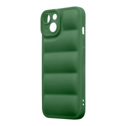 Kryt OBAL:ME Puffy pre Apple iPhone 14 Dark Green