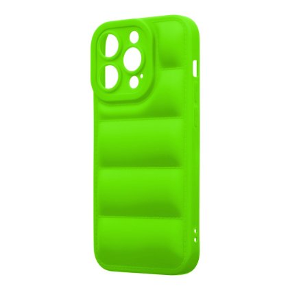 Kryt OBAL:ME Puffy pre Apple iPhone 14 Pro Green