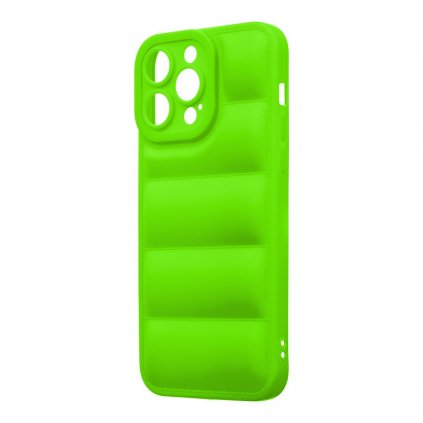 Kryt OBAL:ME Puffy pre Apple iPhone 14 Pro Max Green