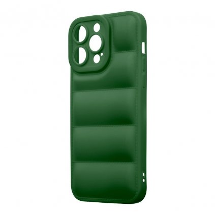 Kryt OBAL:ME Puffy pre Apple iPhone 14 Pro Max Dark Green