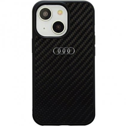 Zadný kryt Audi Carbon Fiber pre iPhone 14 Black