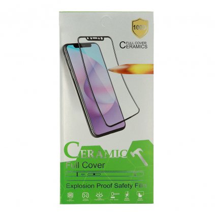 Fólia na displej Ceramic pre Samsung A15 Full Cover black