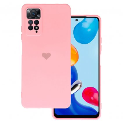 Zadný kryt Vennus Heart pre Xiaomi Redmi Note 11 Pro/Note 11 Pro 5G design 1 pink