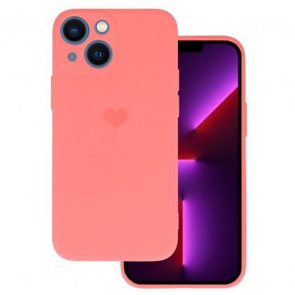 Zadný kryt Vennus Heart pre Iphone 14 Plus dizajn 1 korálový