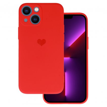 Zadný kryt Vennus Heart pre Iphone 14 design 1 červený