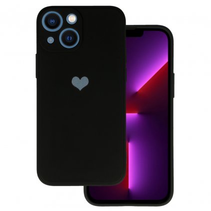 Zadný kryt Vennus Heart pre Iphone 14 design 1 čierny