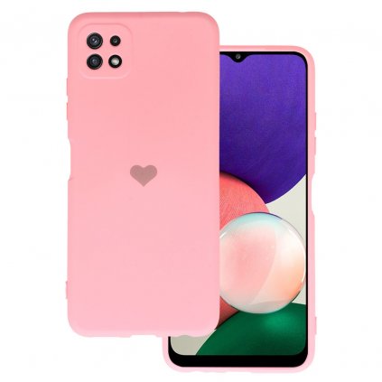 Zadný kryt Vennus Heart pre Samsung Galaxy A22 5G design 1 ružovy